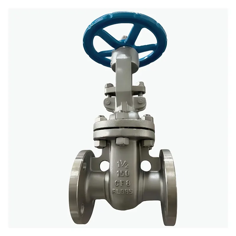 Válvula de compuerta con brida de aceiro inoxidable 304